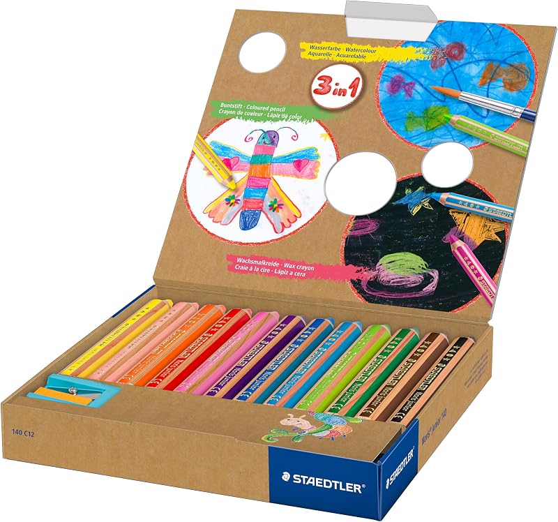 Noris junior 140 Buntstifte 3 in 1 – 12er Set, ergonomisch — Foto 2 von 7