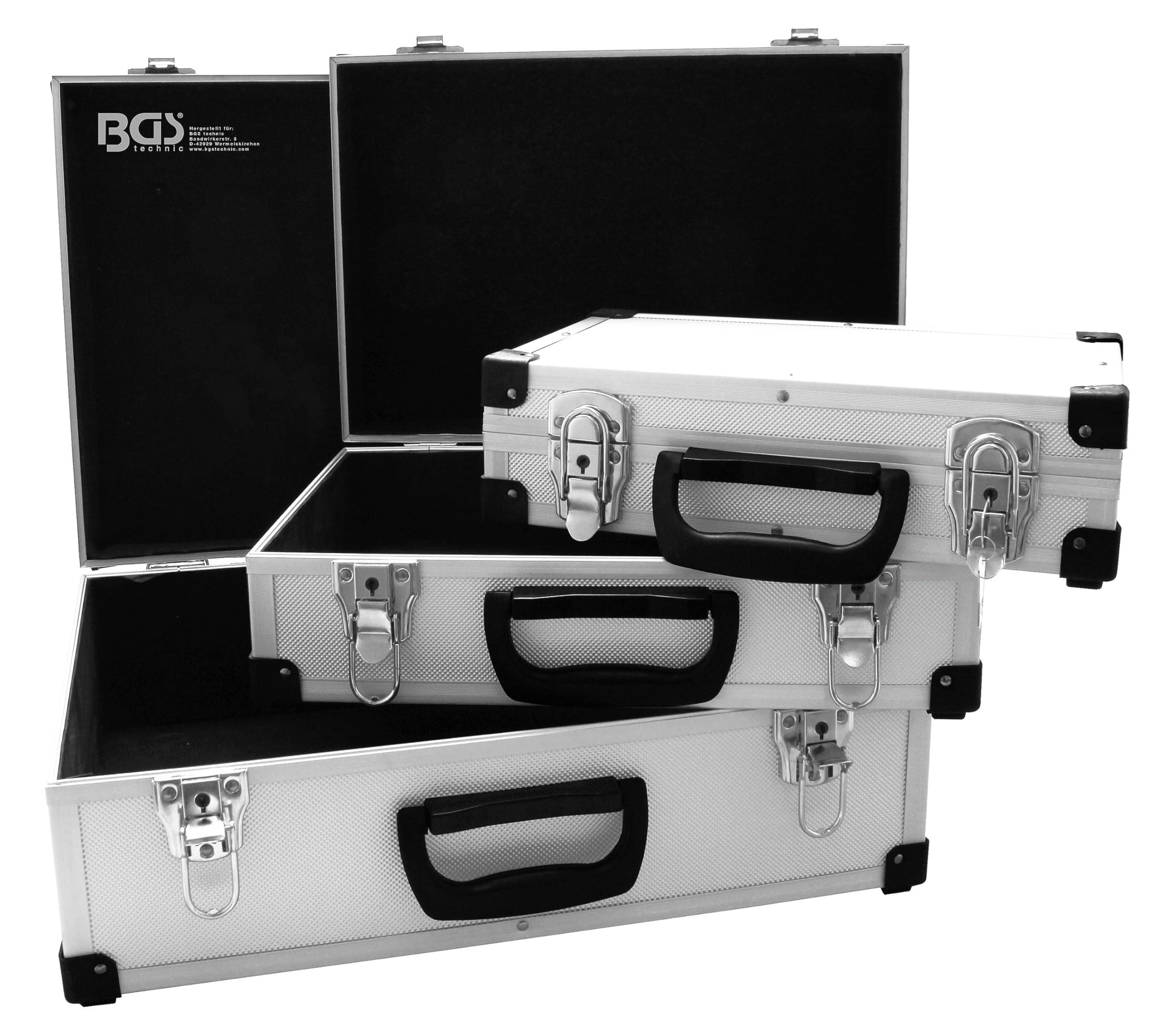 BGS 3307 | Aluminium Tool Case Set | 3 pcs.