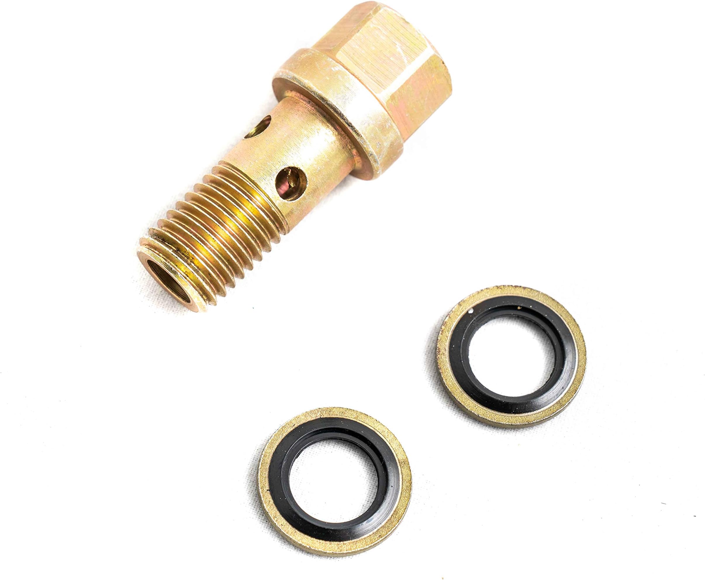 RDP1/8" NPT Tapped Banjo Bolt Compatible with 1994-2007 Dodge Ram 5.9 Cummins Diesel