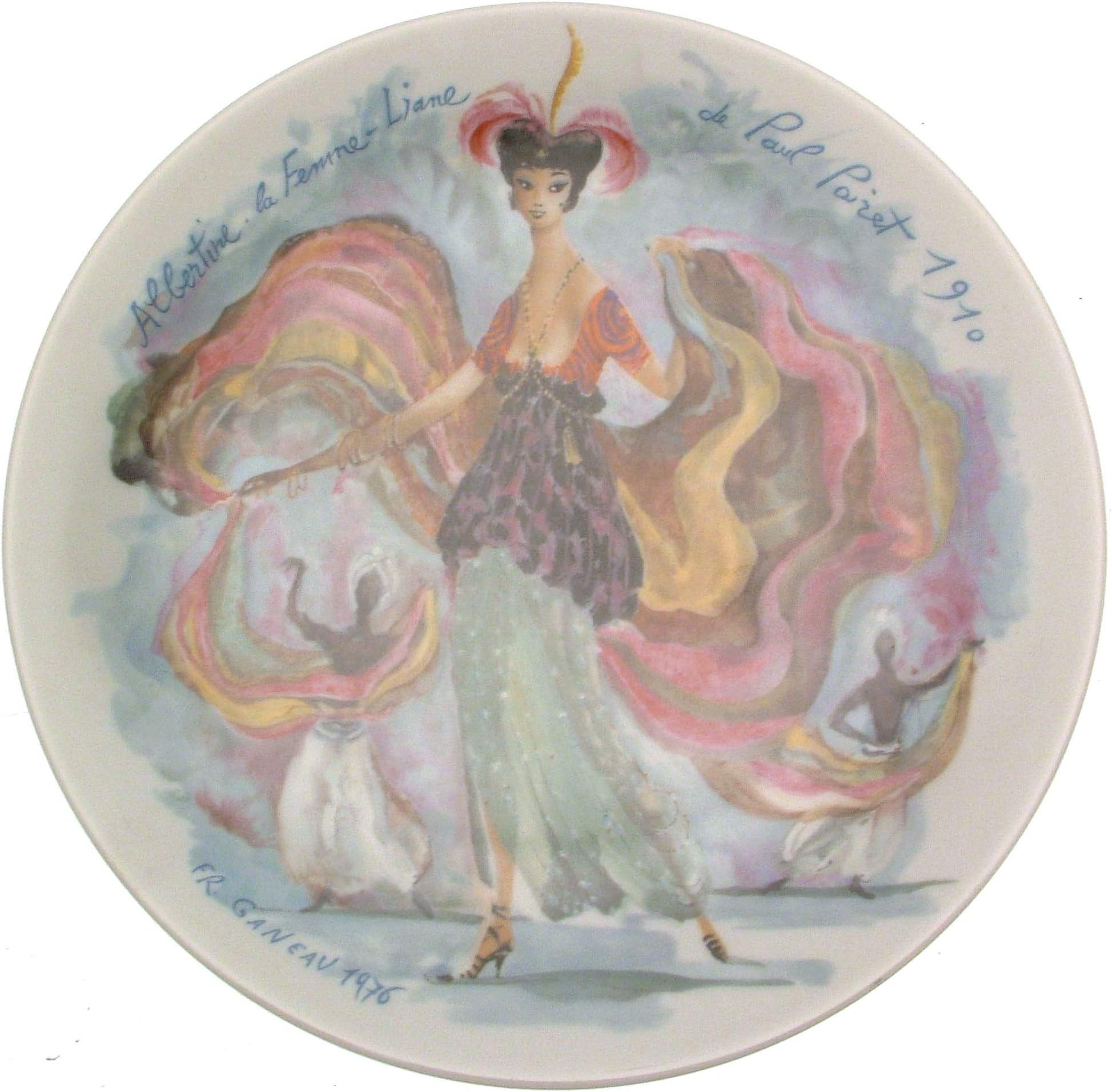 Limoges Women of the Century Albertine La Femme Liane de Paul Poiret CP1365