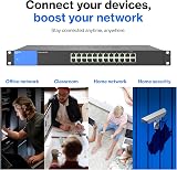 Linksys LGS124 24 Port Gigabit Unmanaged Network Switch Metal Housing Plug Play view 8