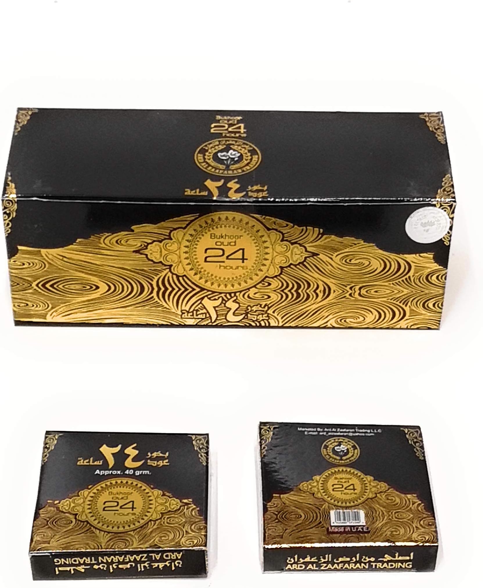 PACK OF 12 X 40g BAKHOOR 24 HOURS OUD