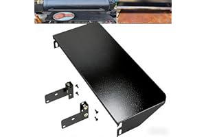 Moriintl Grill Folding Front Shelf for Traeger Grill Accessories for Traeger Pellet Grills Folding Shelf (Black-Pro-575 22, 25x13in)