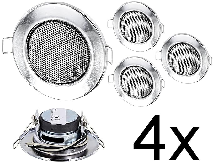 title=Confezione da – INCASSO MINI altoparlanti diffusori a soffitto interamente in