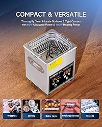 CREWORKS Professional Jewelry Cleaning Machine, 2L