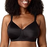 Playtex Womens Wireless Bra, Plus-Size T-Shirt Bras Available, Full Coverage, Moisture-Wicking, 4750