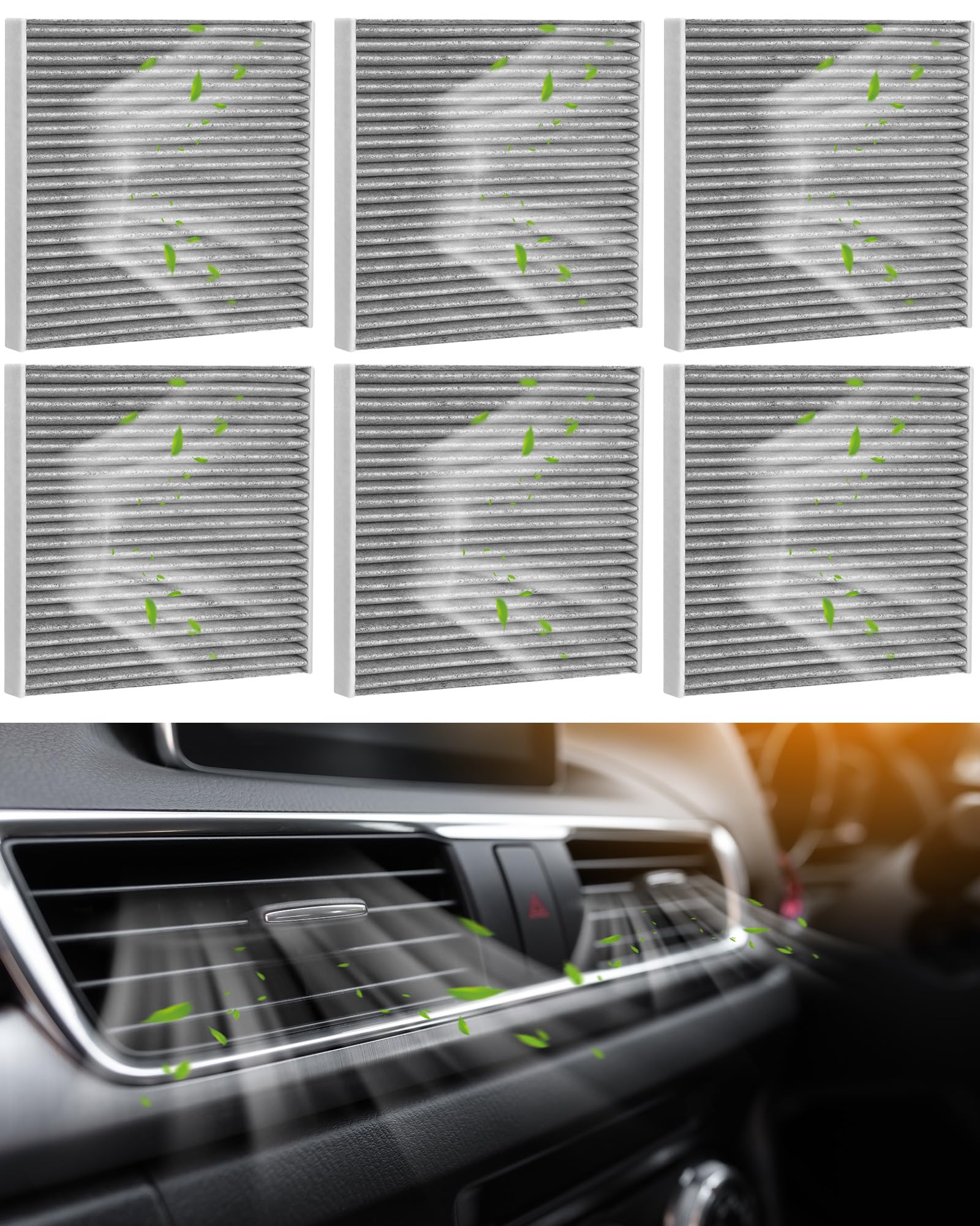 Photo 1 of ***Factory seal***

Riakrum  Pcs Cabin Air Filter with Activated Carbon, Replacement for CP134 CF10134, Compatible with Accord, Civic, CR-V, MDX, TSX, TLX, CSX, ILX, RDX, Ridgeline, RL, RLX, TL, ZDX, Crosstour, Passport