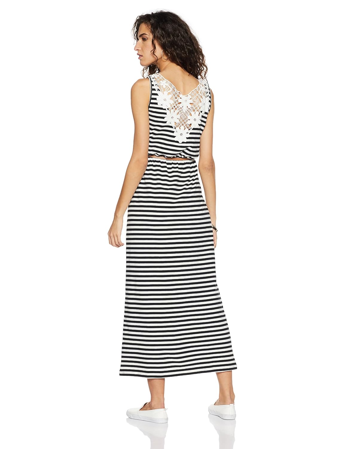 us polo association women's cotton cut-out dress