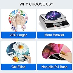 Ergonomic Mouse Pad with Wrist Support