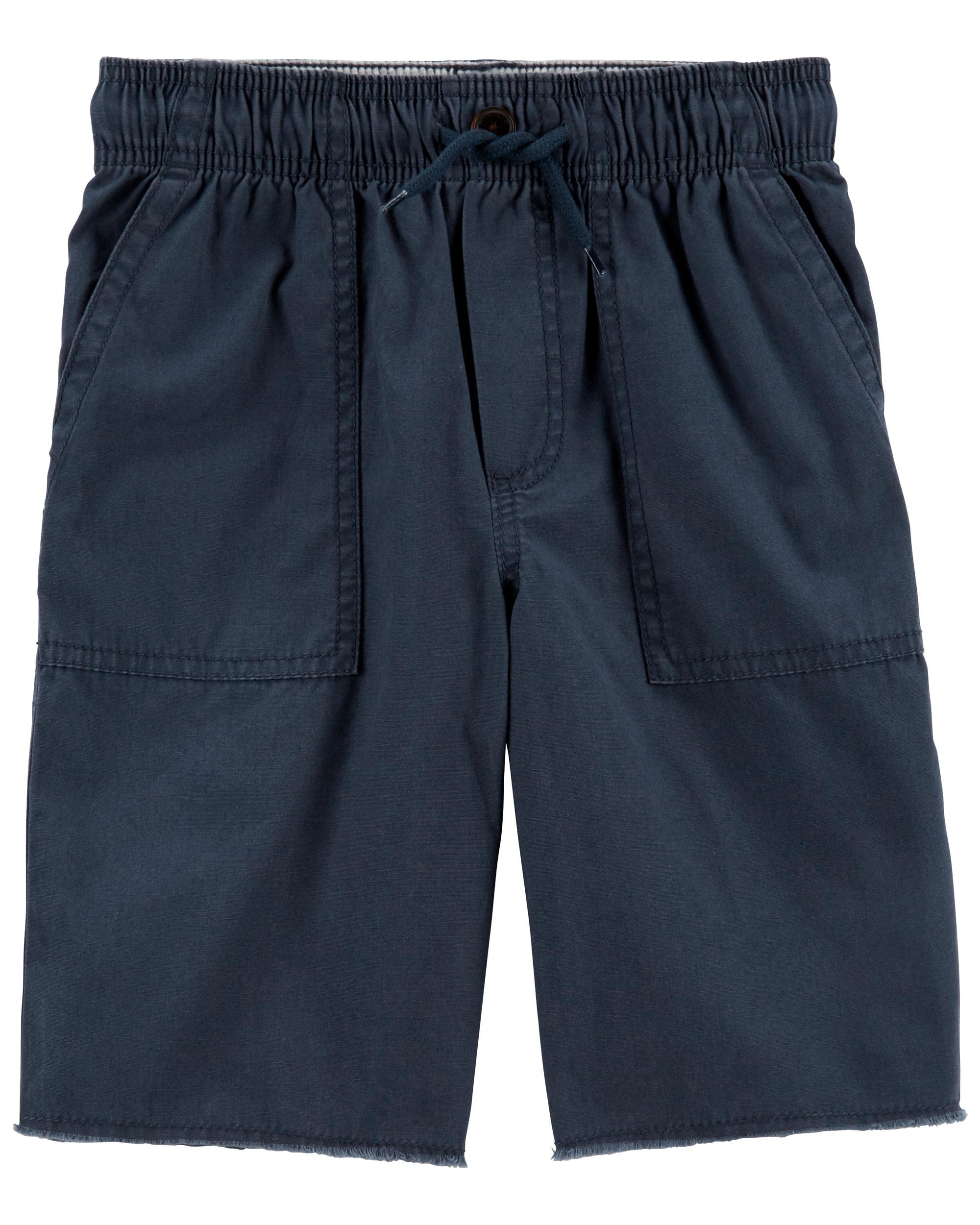 OshKosh B'Gosh Boys' Pull-on Shorts, Navy, 7