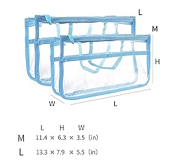 Vercord Translucent Purse Handbag Tote Pocketbook