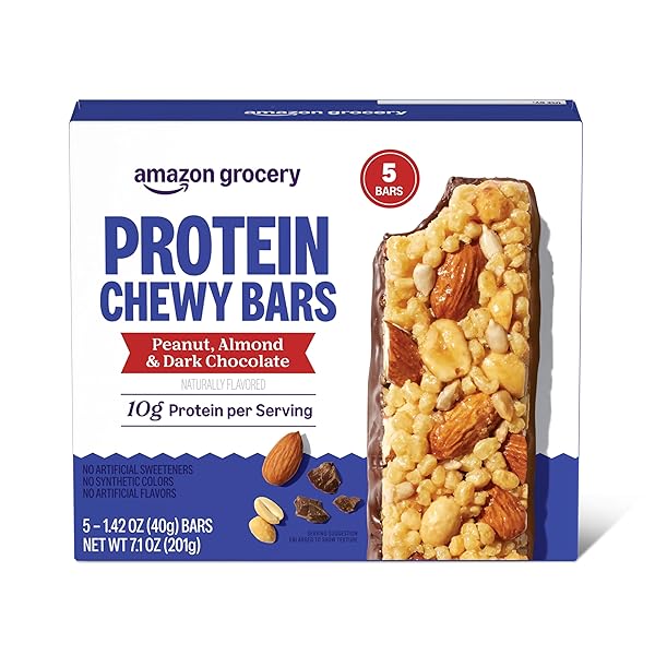 AMAZON GROCERY, PROTEIN CHEWY BARS, PEANUT, ALMOND &...