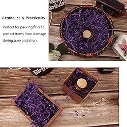 MARSROAM Purple Shredded Paper for Gift Baskets 1