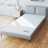 wowttrelax Dual-Layer Memory Foam Mattress Topper 90x190x5cm with Cover view 8