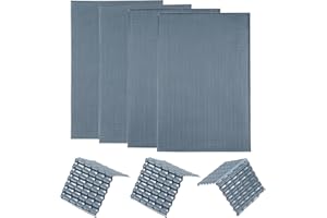 MECCANIXITY Miniature Roof Tiles PVC Model Roof Tiles Mini DIY Tiles Model Building Set for Model Building Dolls Houses Garde