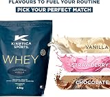Kinetica Whey Protein Powder Vanilla 4.5 Kg 130 Servings 23g Protein view 8