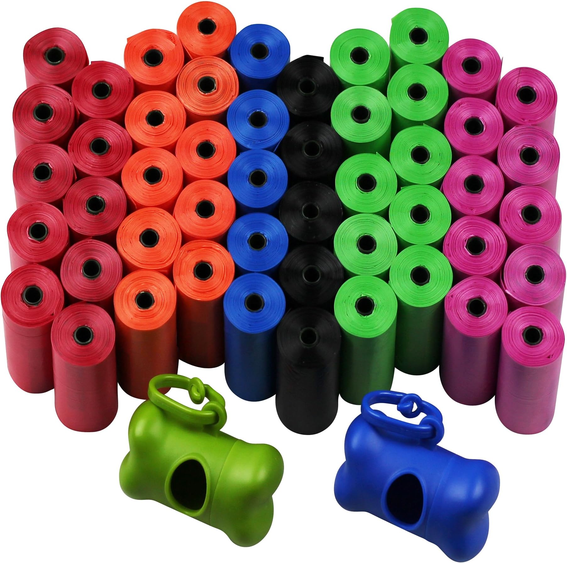 Poop Bag Shop 1000-Count Dog Pet Waste Poop Bags with Two Leash Clips and Dispensers