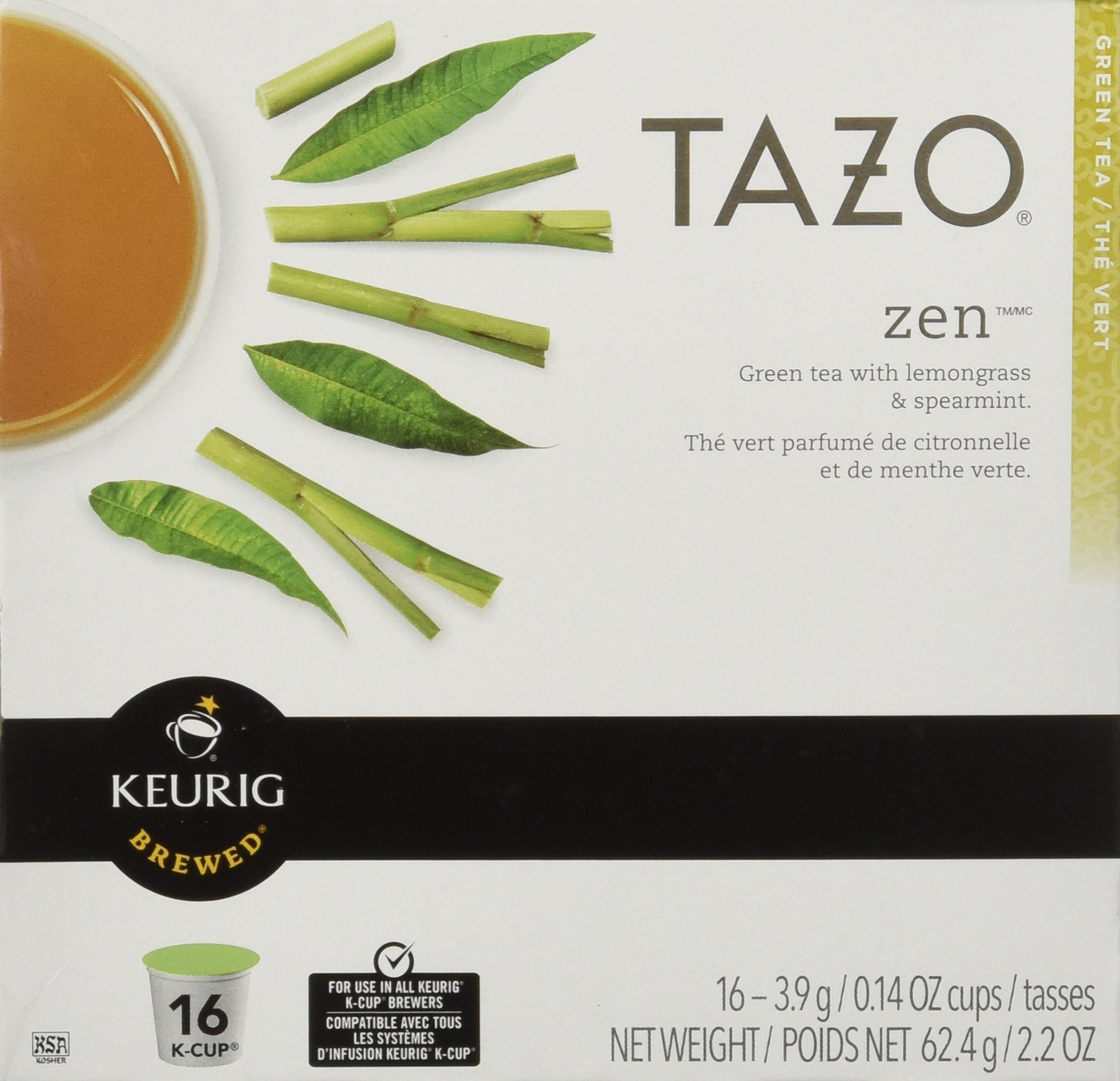 Buy Keurig Tazo Zen Tea 16-Count K-Cups 