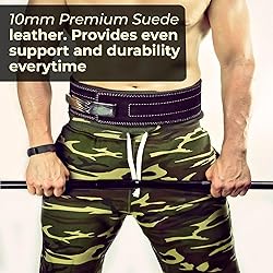 Flexz Fitness Lever Weight Lifting Belt Leather