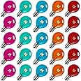Brightown 25 Pack G40 Colorful Incandescent Bulb, Vintage Globe Replacement Light Bulb for Christmas Lights, 5 Watt E12 C7 Candelabra Base for Patio Yard Garden Holiday Xmas Decoration