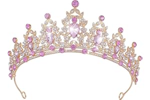 Kamirola - Tiaras Crown for Women and Girls Crystal Headbands with Comb for Bridal,Wedding and Party Prom Pageant Party,Gothi