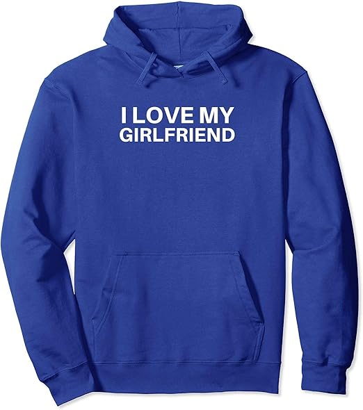 I Love My Girlfriend Hoodie Matching Couple Hoodies Hoodie For Men and Woman. Amazon.es