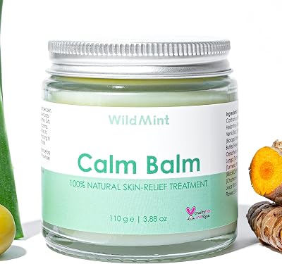 WildMint Calm Balm 120ml 100% Natural Relief for Sore Dry Skin