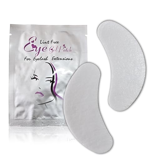 50 Paar Augengelpads Heart Typ A Augenpads Wimpernverlängerung lint free