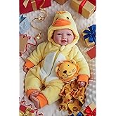 BABESIDE Lightweight Baby Doll Set – 15" Realistic Soft Doll for Girls, Easy to Carry & Hug – Pretend Play & Gift