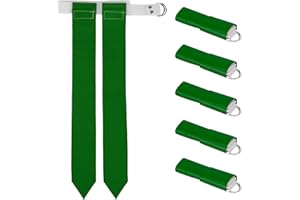 6-Pack Flag Football Team Set - 6 Belts with 12 Flags, Accessories for Flag & Touch Games, Practices, Training