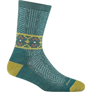 Darn Tough Vermont Women's Nordic Twist Crew Lightweight Lifestyle Socks