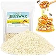 FROKO White Natural Beeswax Pellets 2LB, Organic Beeswax, Beeswax for Candle Making, Body, Skin Care DIY, Lip Balm, Soap and Lotion Making Supplies