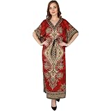 RADANYA Floja Ocasional Largo Maxi de Flores Mujeres Kaftan Vestido de  algodón de Manga 3/4 Caftan : Amazon.com.mx: Ropa, Zapatos y Accesorios