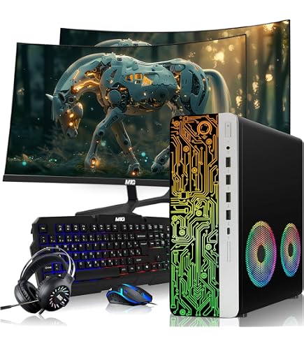 Amazon.com: TechMagnet Zeus Pro 9 Gaming Desktop PC, Intel i5, RX