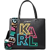 KARL LAGERFELD womens Maybelle Satchel With Logo