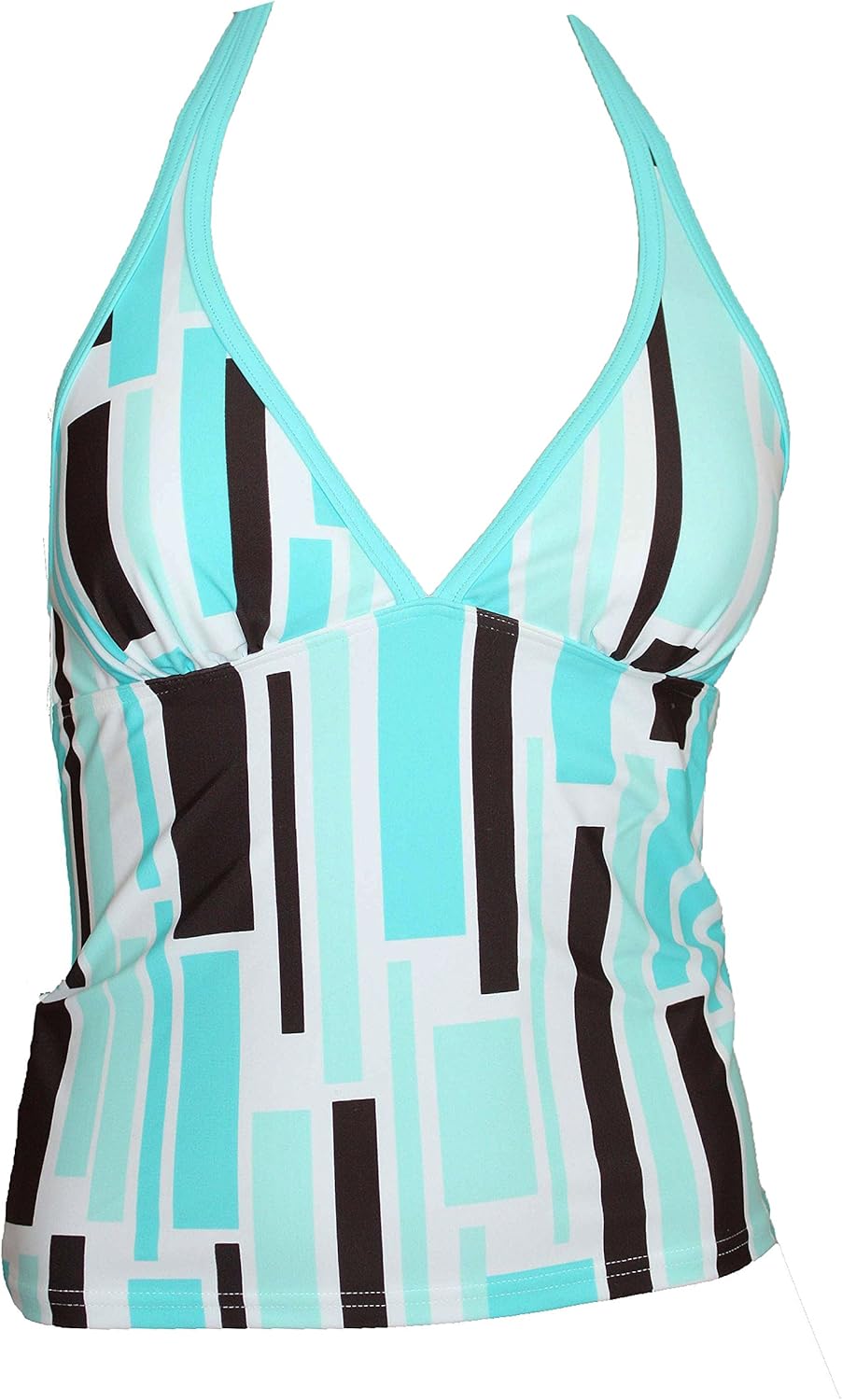 Marks and Spencer Halterneck Stretch Tankini Top. Sizes 12. Blue