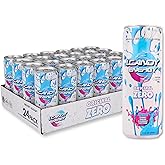 I.CANDY ZERO Energy Drink 24 Pack Caffeine Free, Zero Sugar Zero Calorie Bulk Energy Drinks, 250mg Cognizin Citicoline, No Caffeine Mental Focus Energy Case