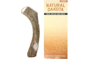 Natural Dakota Premium Deer Antler Chew Toys (X-Large) Magnum