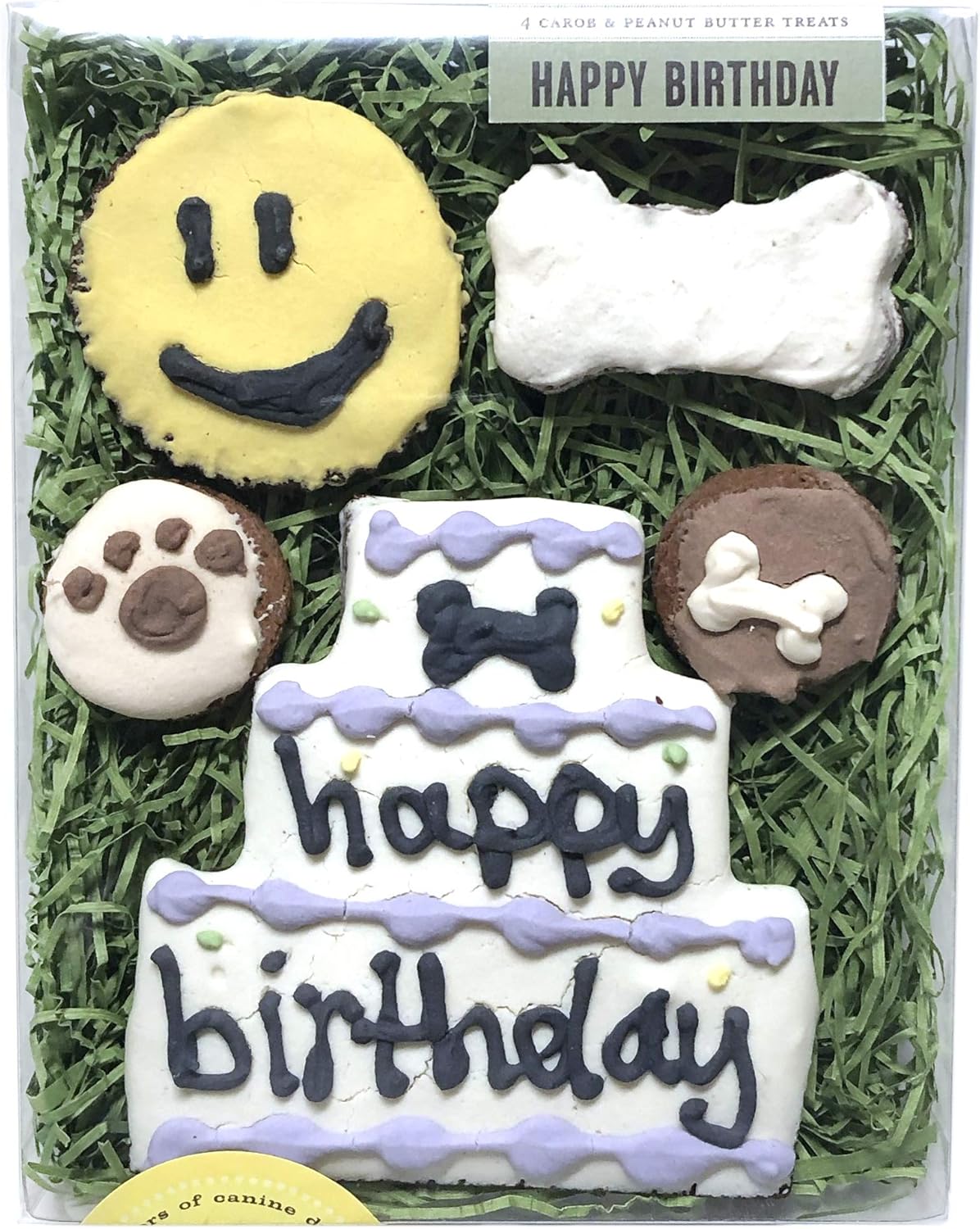 happy birthday dog biscuit