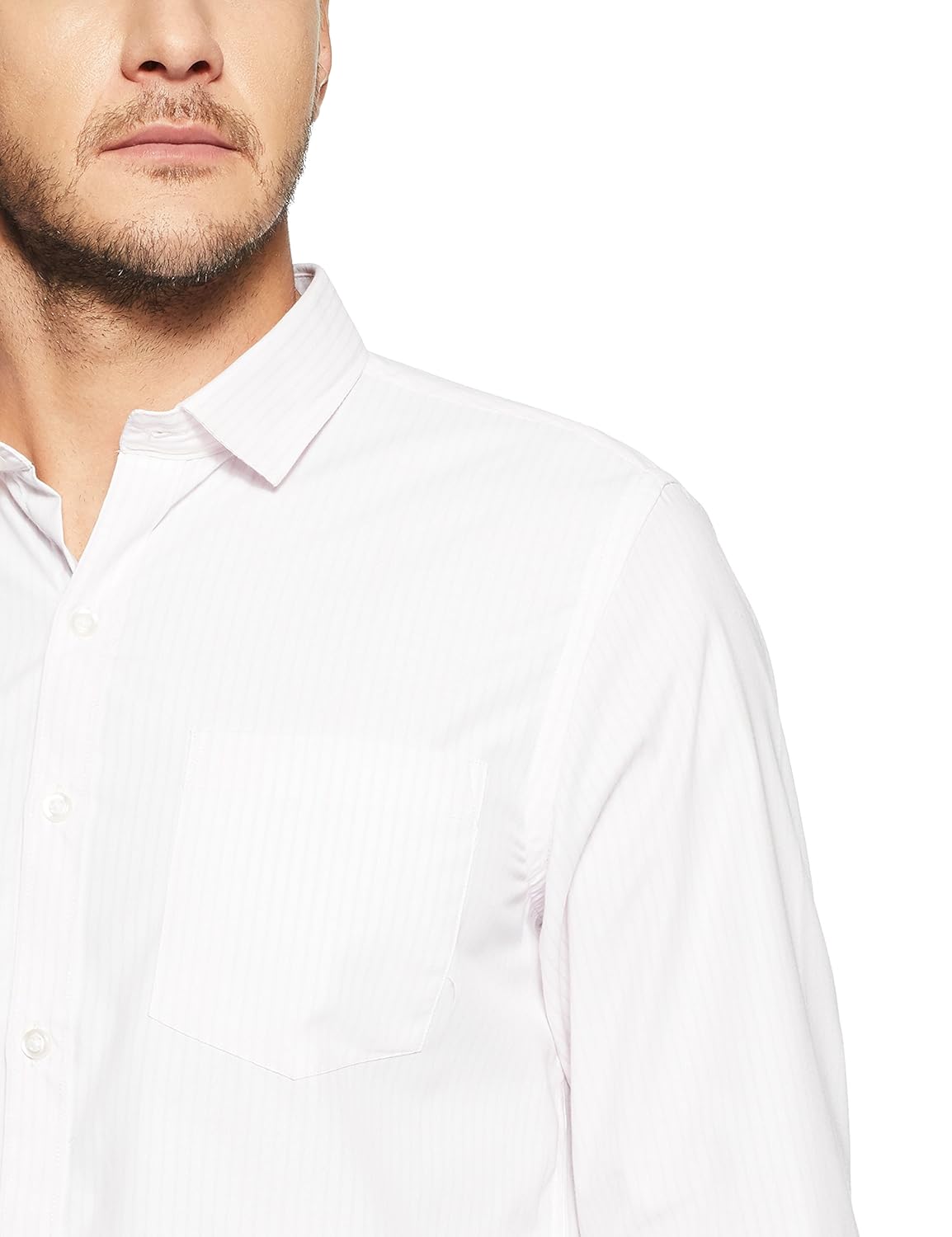 ex by excalibur men's solid regular fit formal shirt