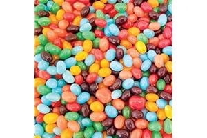 CRAZYOUTLET JOLLY RANCHER Jelly Beans Candy, Assorted Fruit Flavored, Bulk Pack 3 Pounds
