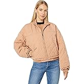 [BLANKNYC] Womens Cropped Quilted Jacket, Fallin' for You, Large US