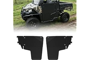 POKIAUTO Aluminum Half Door Panels Insert for Polaris Ranger Midsize 570 500 ETX EV 2016-2022 Accessories, 2PCS