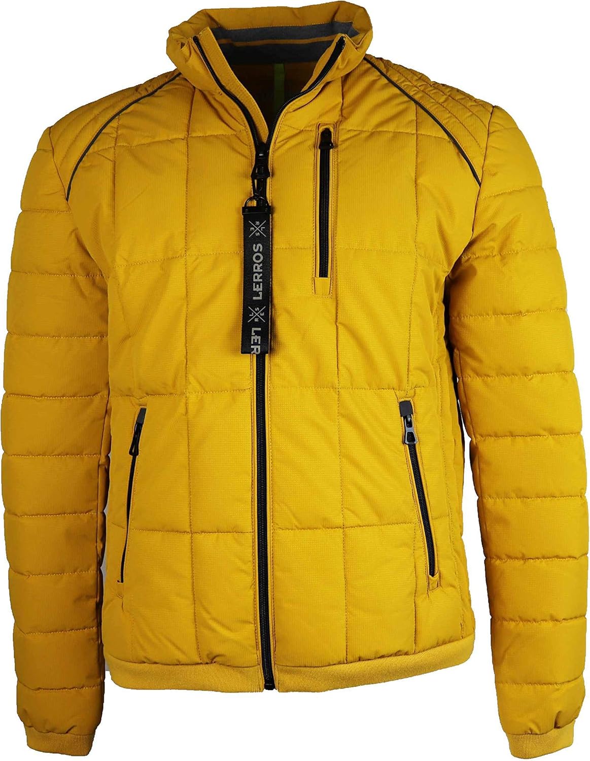 LERROS 2087025 Men's Quilted Jacket Mustard Yellow Yellow Medium