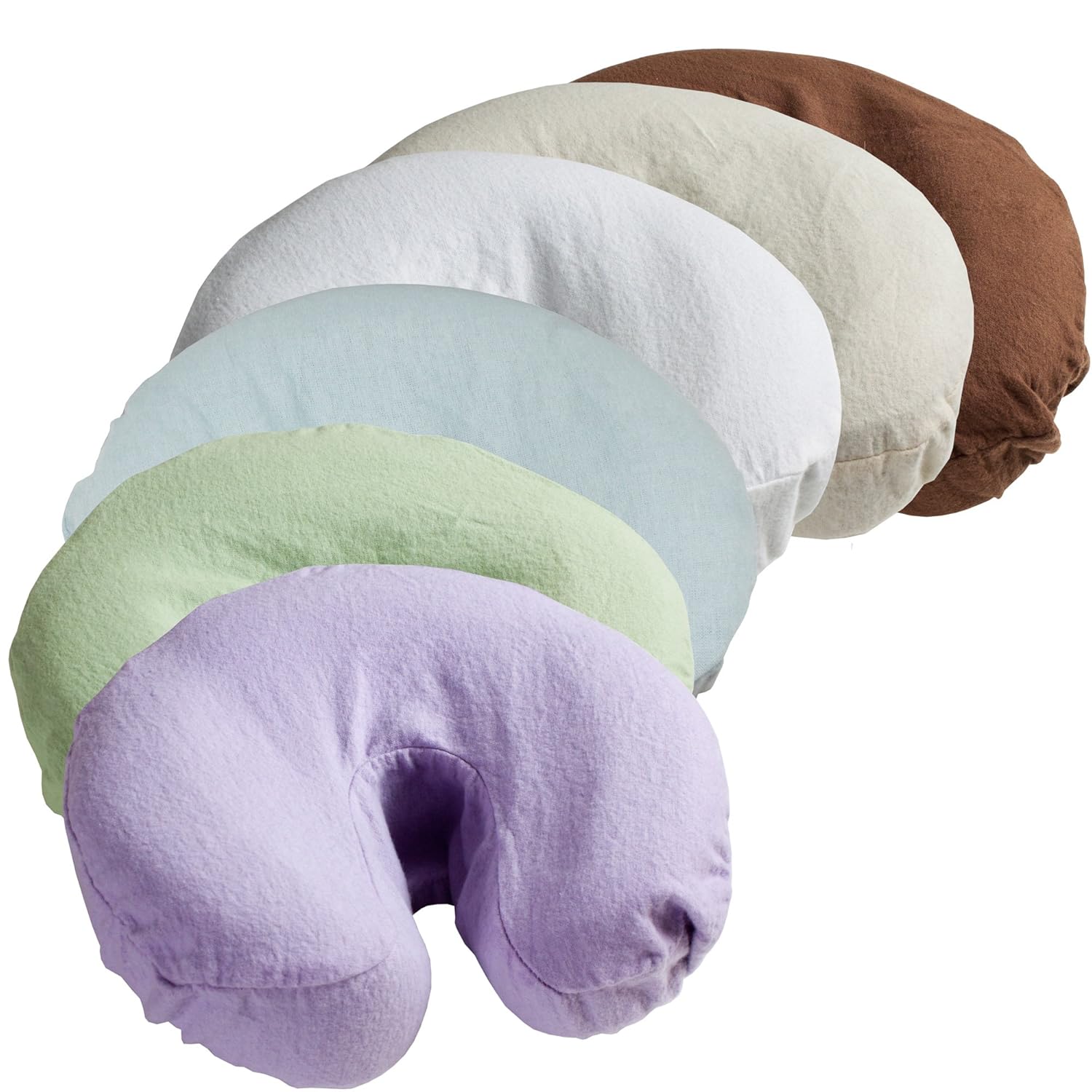 Body Linen Comfort Flannel Face Rest Covers for Massage Tables (Natural, 10 Pack) - Soft, Durable and Light 100% Cotton Flannel Face Cradle Covers: Industrial & Scientific