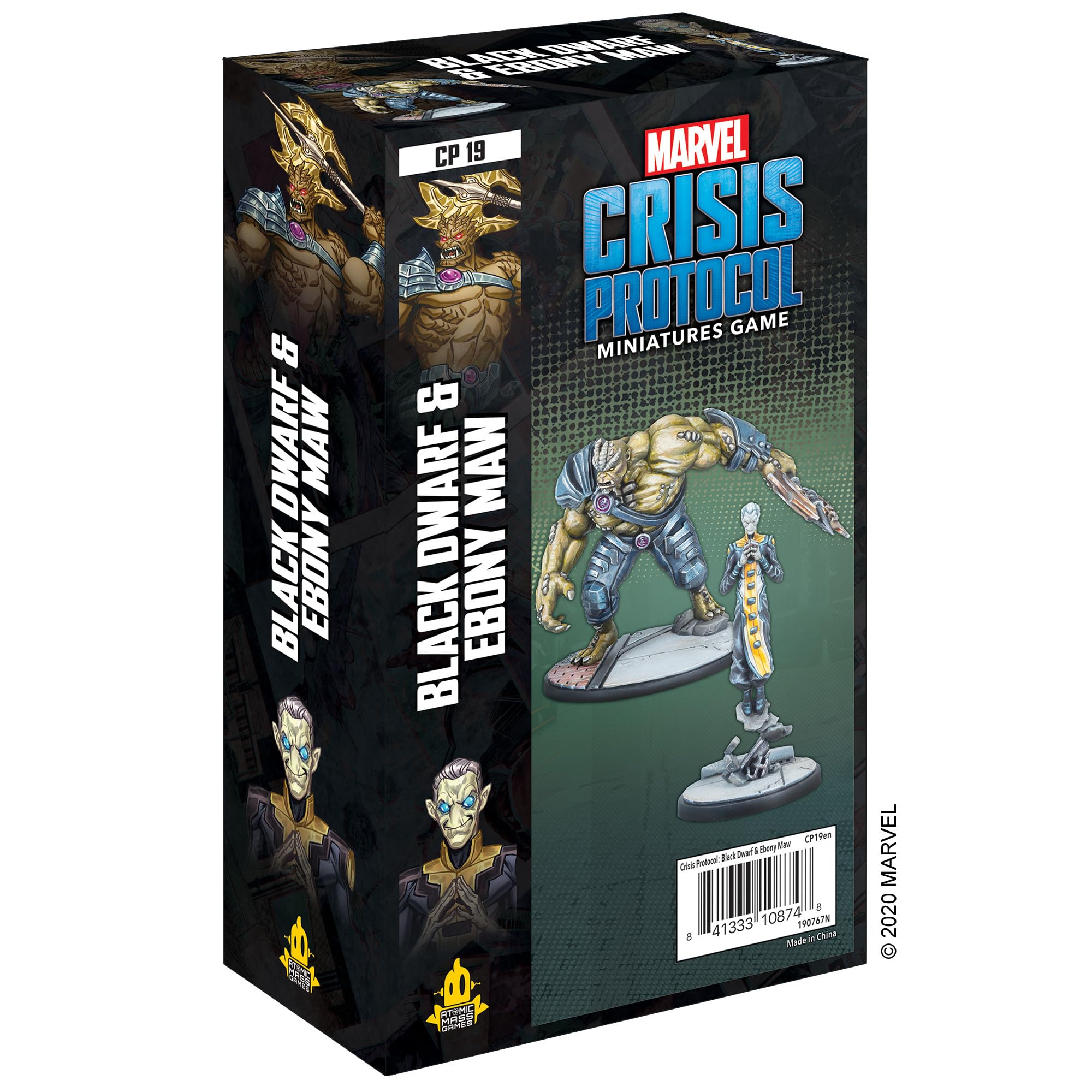 Atomic Mass Games - Marvel Crisis Protocol: Character Pack: Black Dwarf and Ebony Maw - Miniature Game