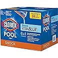 Clorox® Pool&Spa™ Shock XTRABLUE®, Kills Bacteria & Algae in Swimming Pools, Swim-Ready in 15 Minutes, (24-Pack)