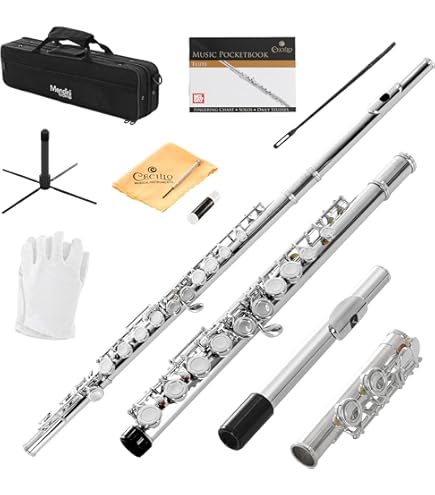 Amazon.com: Hall Crystal Flute 21791 - Offset Glass Flute in G