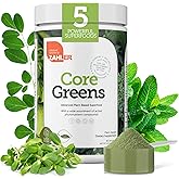 Zahler Core Greens Powder Nutrition Supplements - Superfood Powder - Super Green Juice & Smoothie Mix - Phytonutrient Rich with Spirulina, Chlorophyll & More - Kosher Superfood