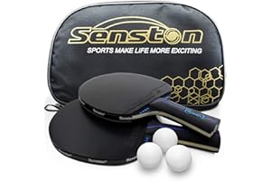 Senston Professional Ping Pong Paddles Set - 2 Table Tennis Paddles with Carry Case -Table Tennis Racket Indoor or Outdoor Pl